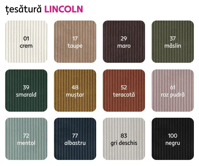 Set universal canapea, culoare gri, LILAH U UNI