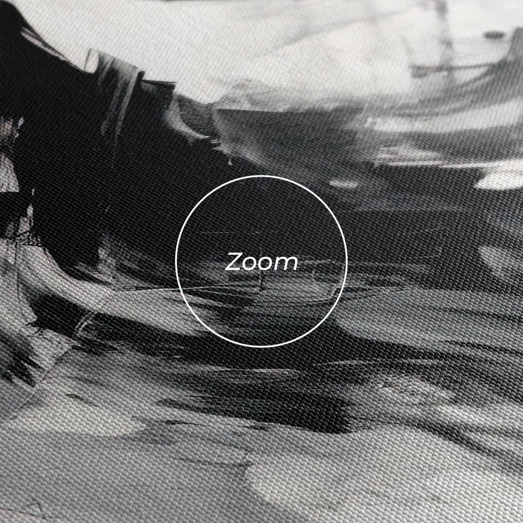 Tablou Canvas, 50x100cm, Dormitor si Living, Femei, Siluete, Black Ink Woman