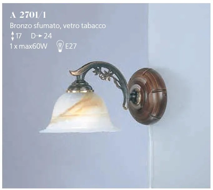 Aplica de perete clasica design italian 2701