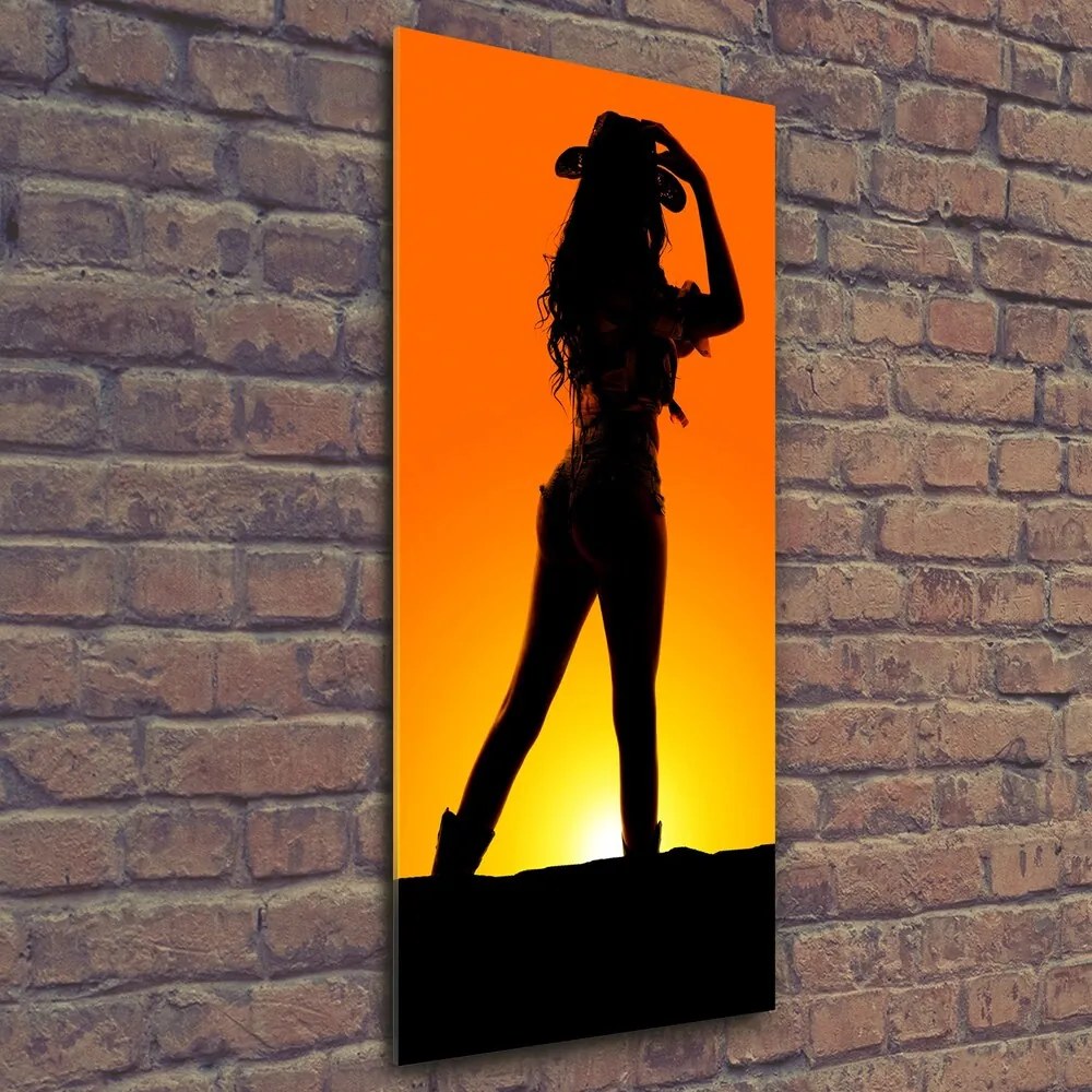 Imagine de sticlă Figura cowgirls