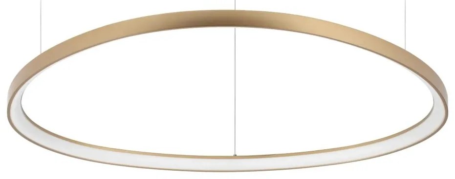 Lustra LED suspendata design circular Gemini sp d105 on-off 2700k aurie