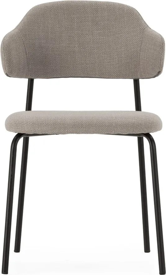 Scaune de dining gri-deschis 4 buc. Adriel – Marckeric