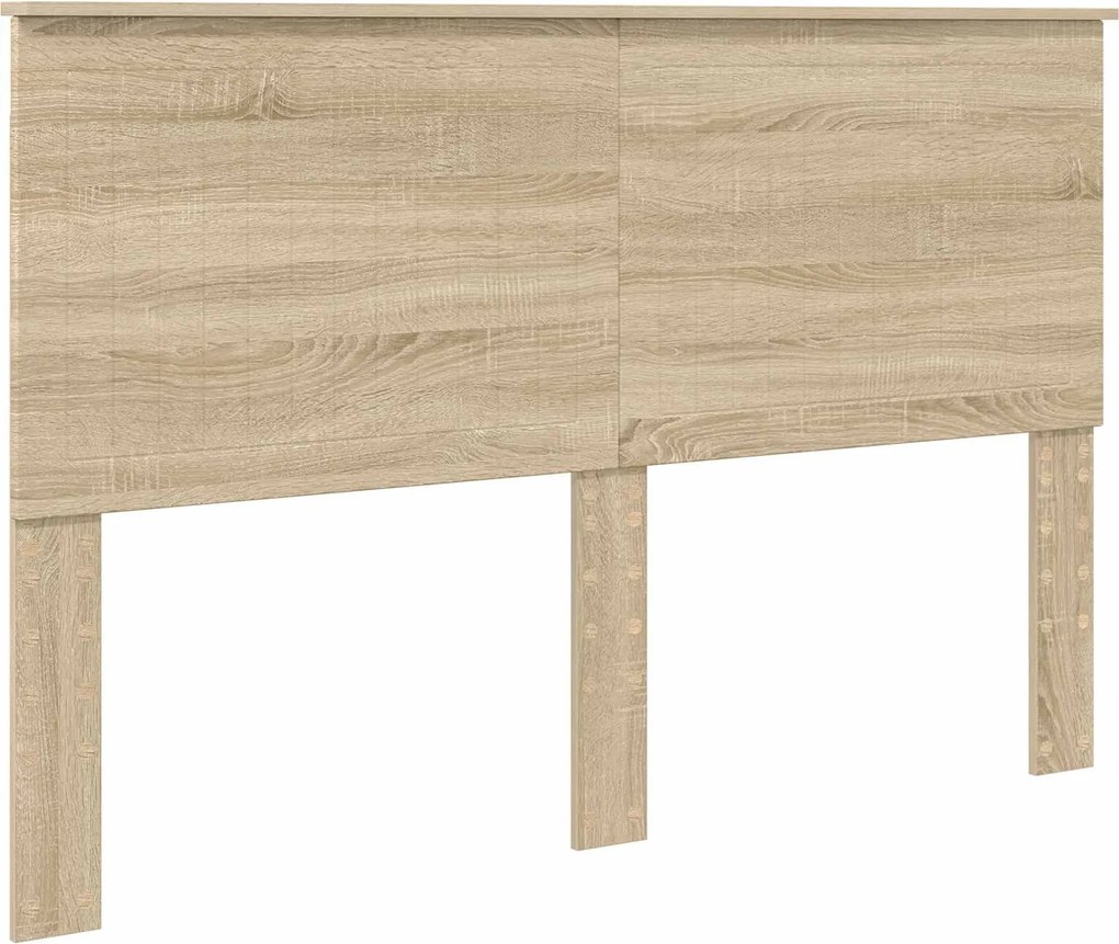 vidaXL Tăblie cap cu headboard Stejar Sonoma 150 cm Lemn compozit