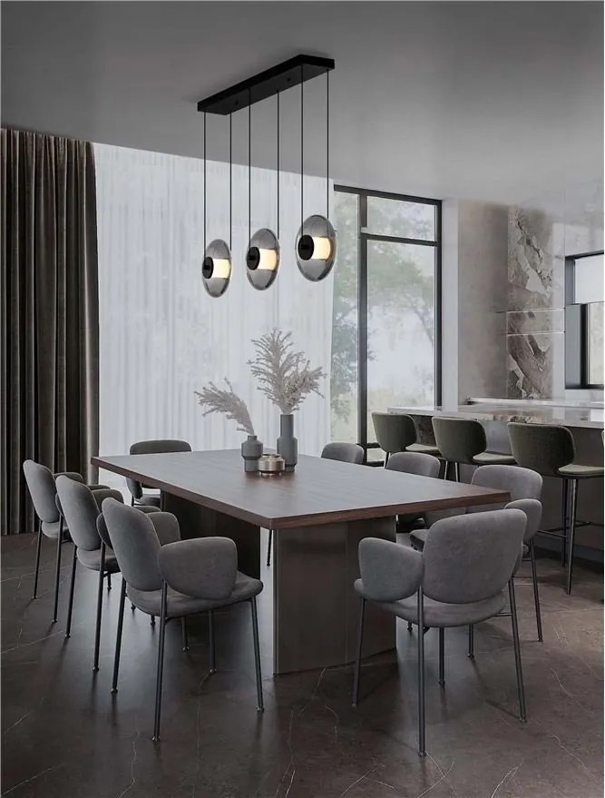 Lustra LED suspendata design modern decorativ SKIA 3L