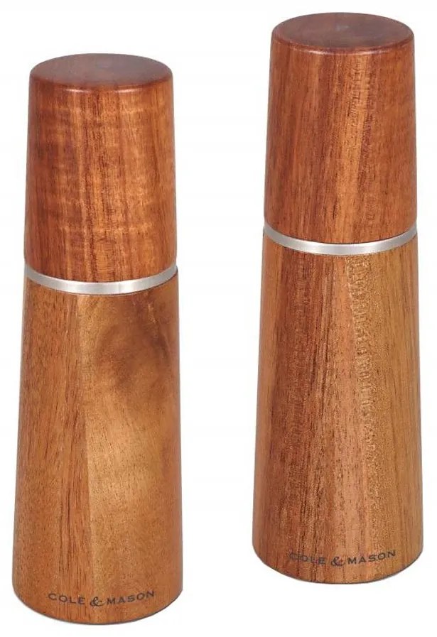 Cole&Mason - Set 2 râșnițe sare și piper MARLOW acacia 18,5 cm