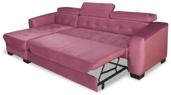 Coltar extensibil Karma Stanga, 5 Locuri, Mov, 291 x 177 x 86 Cm