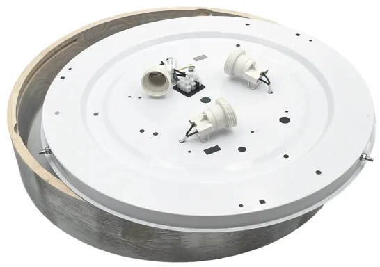 Brilagi - Plafonieră PINO 3xE27/15W/230V pin/argintiu Ø 47,5 cm