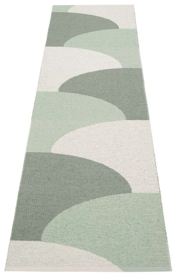 Covor tip traversă pentru interior și exterior verde 70x270 cm Hill Army Misty Mint – Pappelina