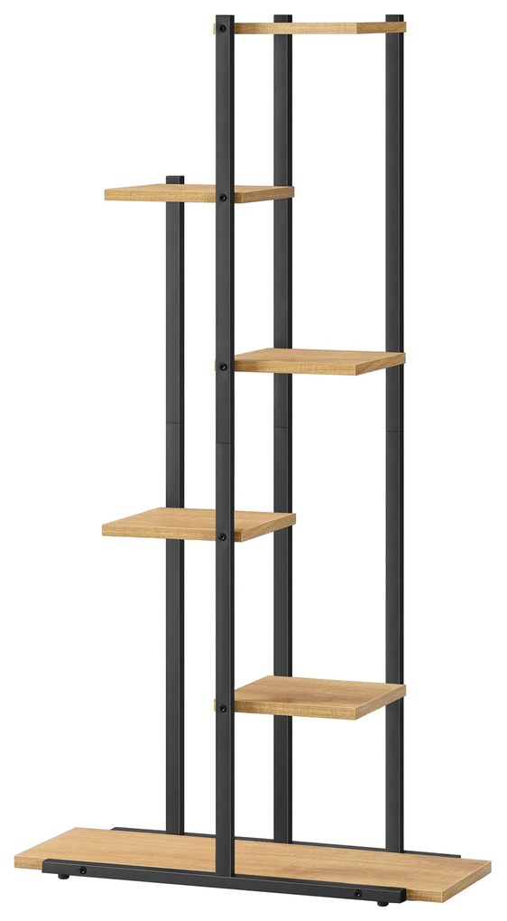 Suport Pentru Flori Marbella Negru-Stejar