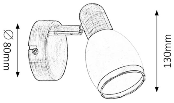 Rabalux 5970 - Lampă spot ELITE E14/40W