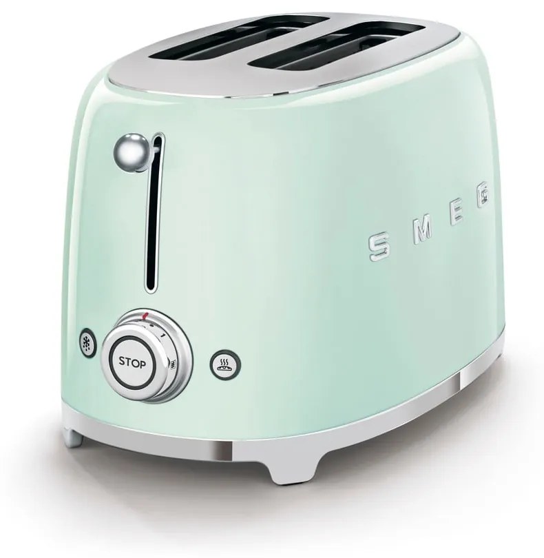 Prăjitor de pâine verde deschis Retro Style – SMEG