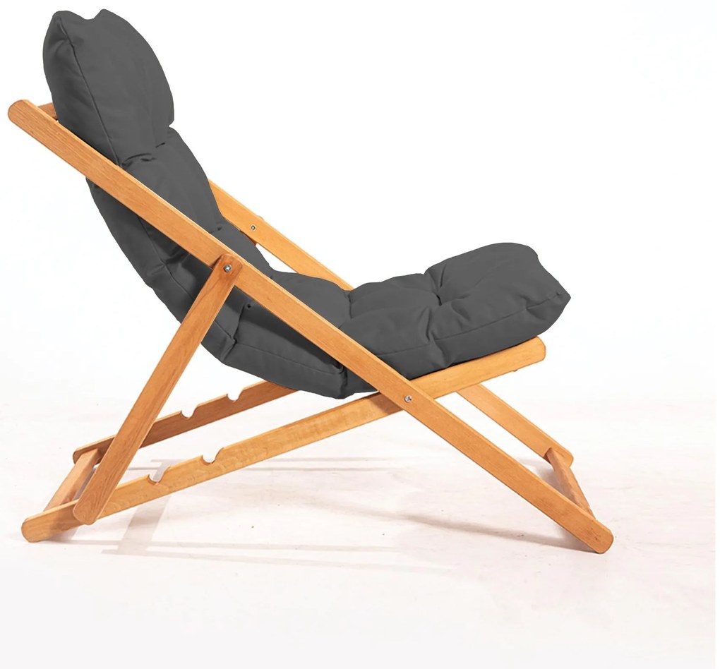 Set mobilier de grădină masă și scaune Kikadu 5 (gri + natural) (pentru 2 persoane). 1093853
