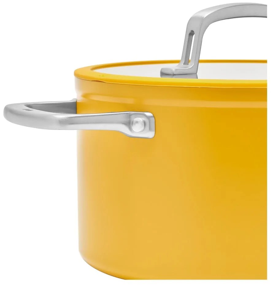 Oală cu capac/cu suprafață ceramică 5,5 l adecvată pentru plita cu inducție Meda 3.0 – FABINI