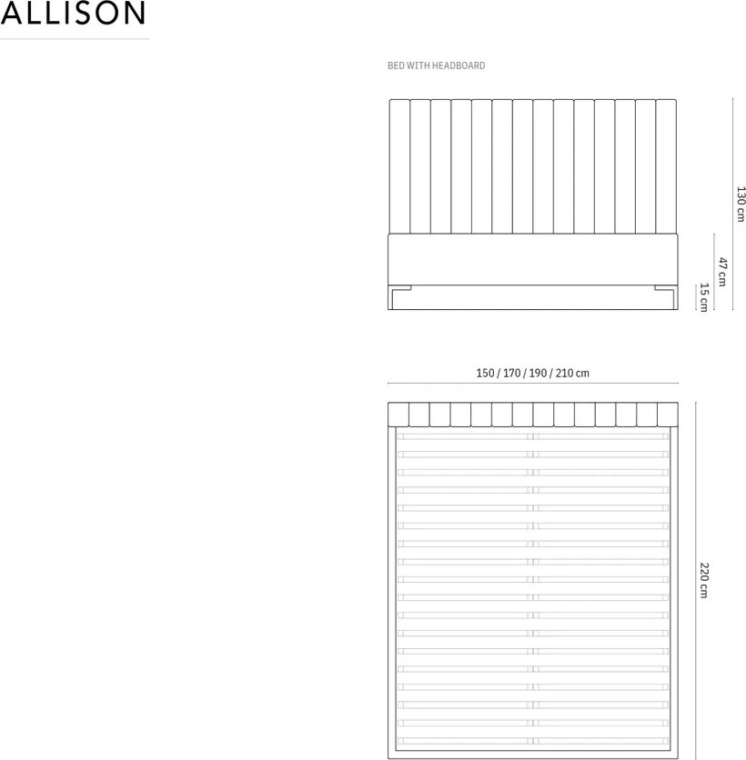 Pat tapitat cu somiera rabatabila si lada depozitare, 180x200 cm, Micadoni Home, Allison-51, catifea, albastru deschis