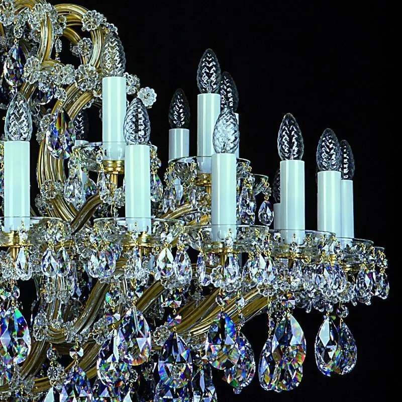 Candelabru Cristal Bohemia Exclusive 36 brate, diam.120cm MARIA TEREZIA 37 CE