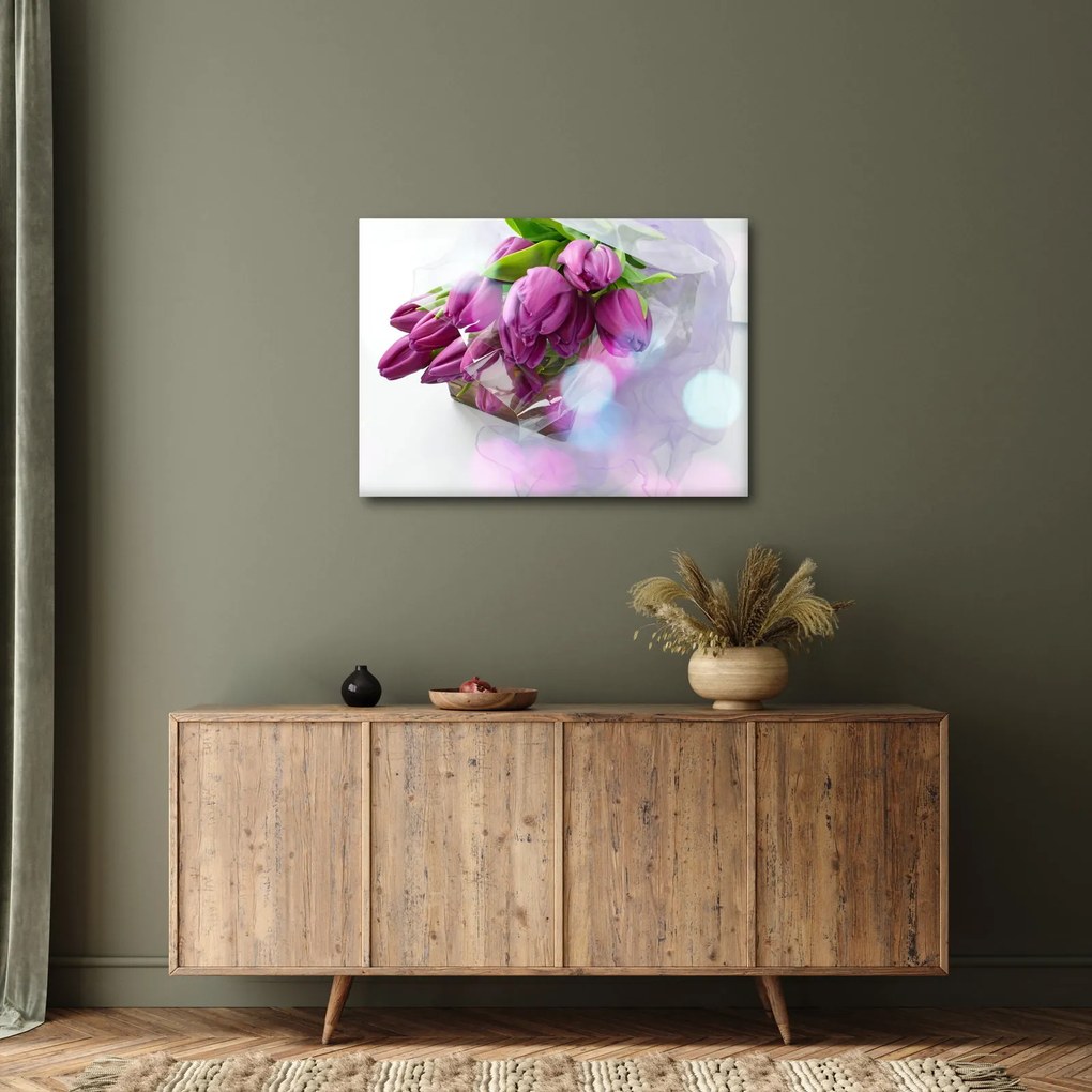 Tablou - buchet de lalele (70x50 cm)