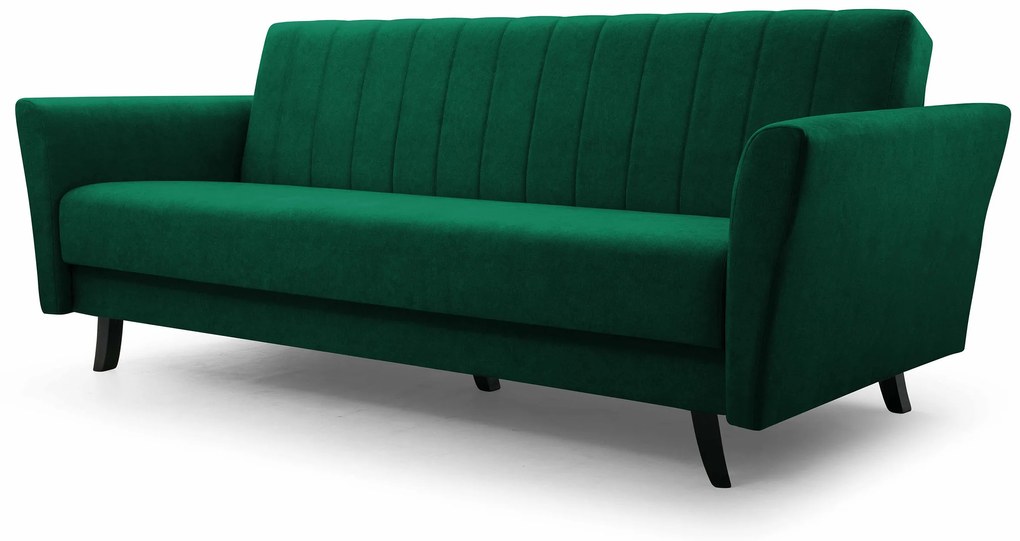 Canapeaua trei locuri Linear (Verde închis) . 1071493