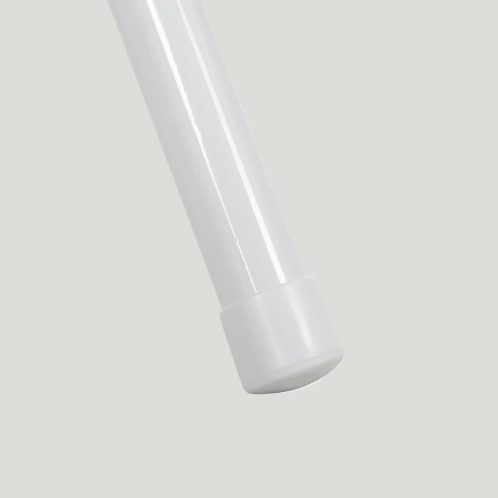 HOMCOM Set de 2 Scaune Pliabile, Scaune Moderne cu Perne din Poliester pentru Acasă și Birou, 45x46x78 cm, Alb | Aosom Romania