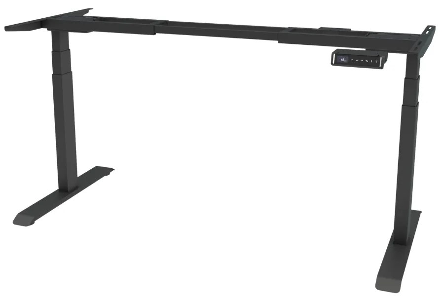 Cadru birou reglabil electric Viva Upgrade 2.0, Dual Motor - Negru