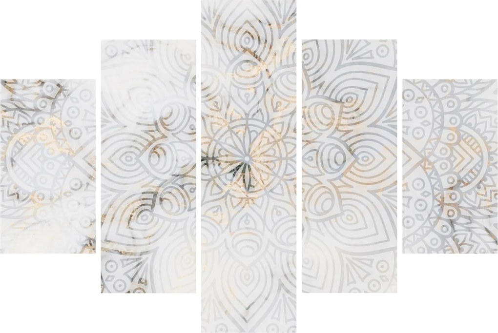 Tablou - Mandale albe (150x105 cm)