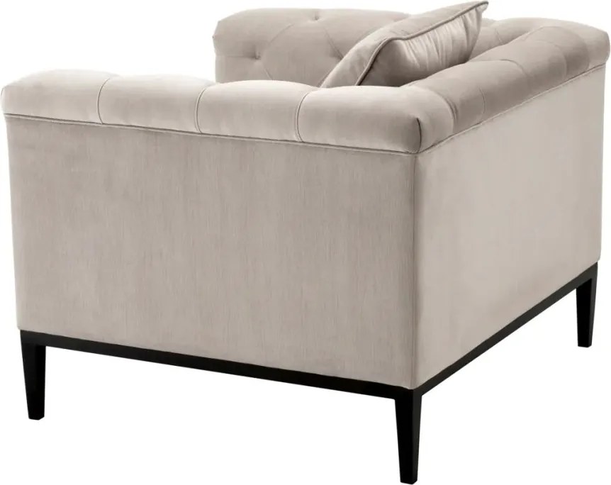 Fotoliu elegant design LUX Cesare, pebble grey 111012 HZ