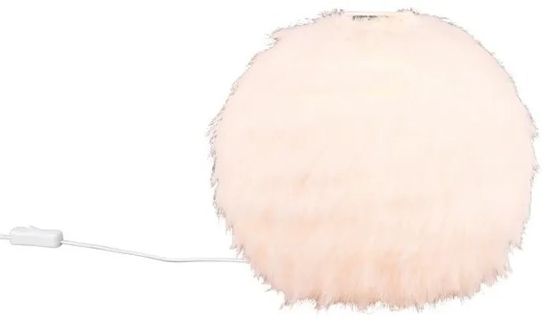 Veioză crem (înălțime 24 cm) Furry – Trio