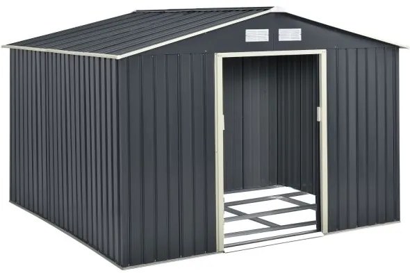 Juskys Casuta de gradina XXL 277×319×192 cm - antracit