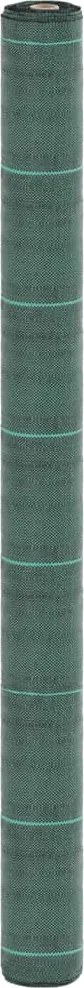 vidaXL Membrană antiburuieni, verde, 1,5x200 m, PP