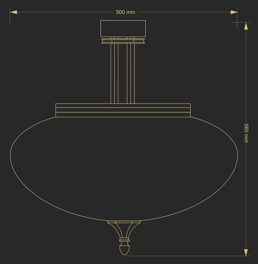 Lustra aplicata design clasic realizata manual Decor