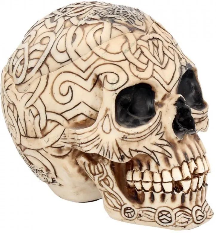 Cutie bijuterii Craniu Celtic 12 cm