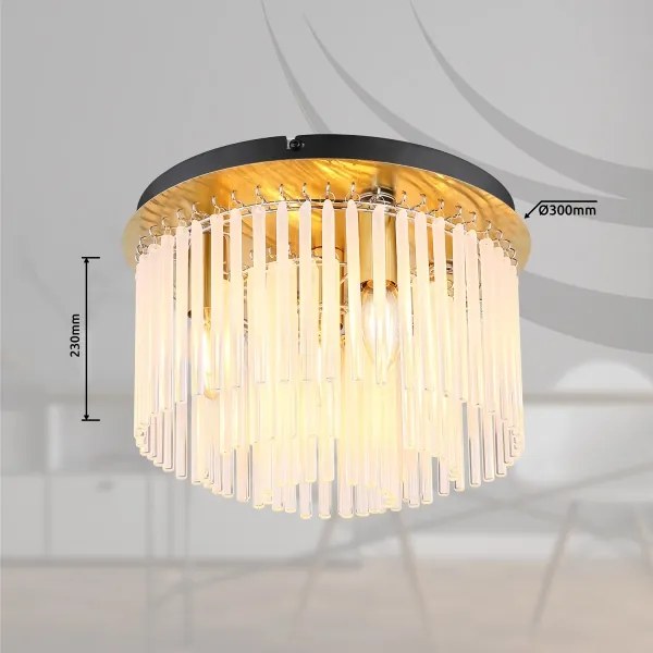 Plafonieră Globo 15698DM GORLEY 5xE27/60W/230V