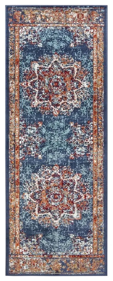 Covor albastru închis de tip traversă 80x240 cm Orient Maderno – Hanse Home