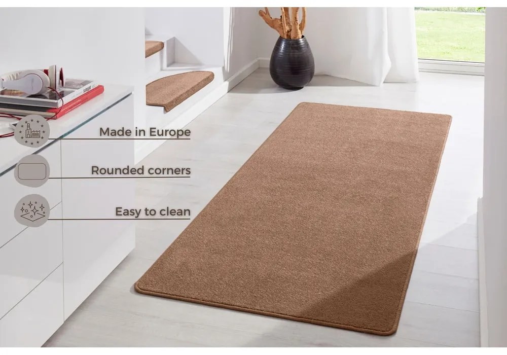 Covor tip traversă maro 80x200 cm Fancy – Hanse Home
