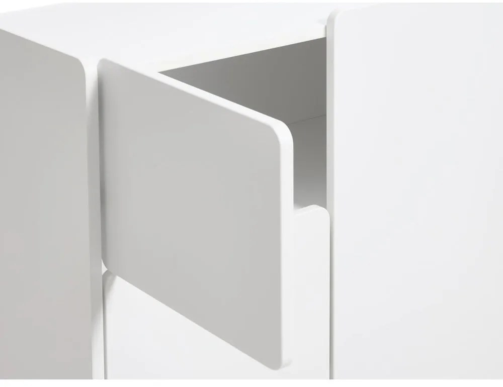 Dulap alb 80x100x40 cm Bera – Unique Furniture