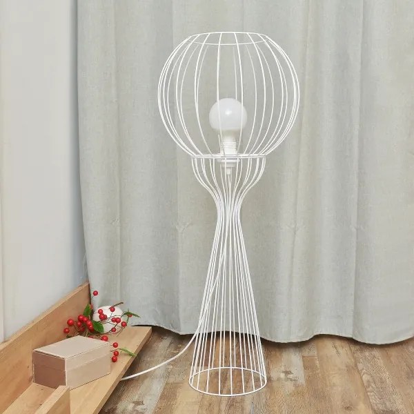 Lampă de podea MERCURE, 1xE27/15W/230V, albă