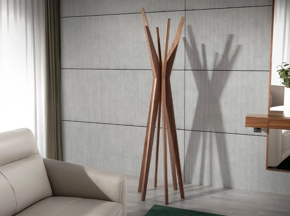 Cuier modern design LUX Walnut