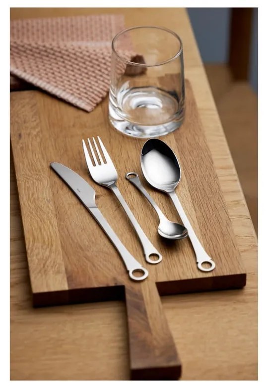 Tacâmuri argintii din oțel inoxidabil 16 buc. Pantry – Gense