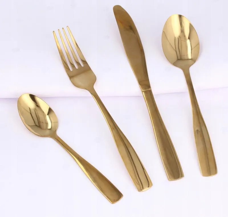 ShopJK SET DE TACIMURI INOX PENTRU 6 PERSOANE - AURIU