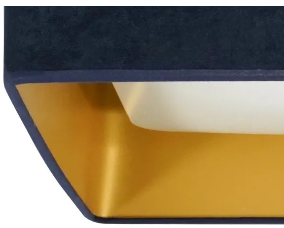 Brilagi-LED Lampă LED dimabilă VELVET SQUARE LED/36W/230V Wi‑Fi Tuya+telecomandă, albastru închis