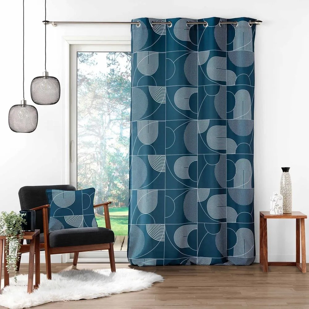 Draperie albastră 140x280 cm Esquisse – douceur d'intérieur