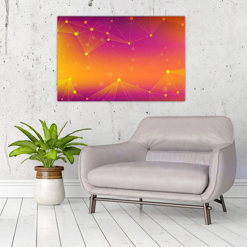 Tabloul modern colorat (90x60 cm)
