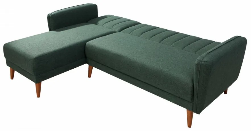 Coltar Aqua Köşe Left, 225 x 85 x 145 cm, Verde Inchis
