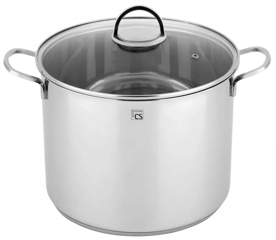 Oala cu capac inalta otel inoxidabil (inox) 32 cm Trier Kochsysteme by Carl Schmidt Sohn OT 75200