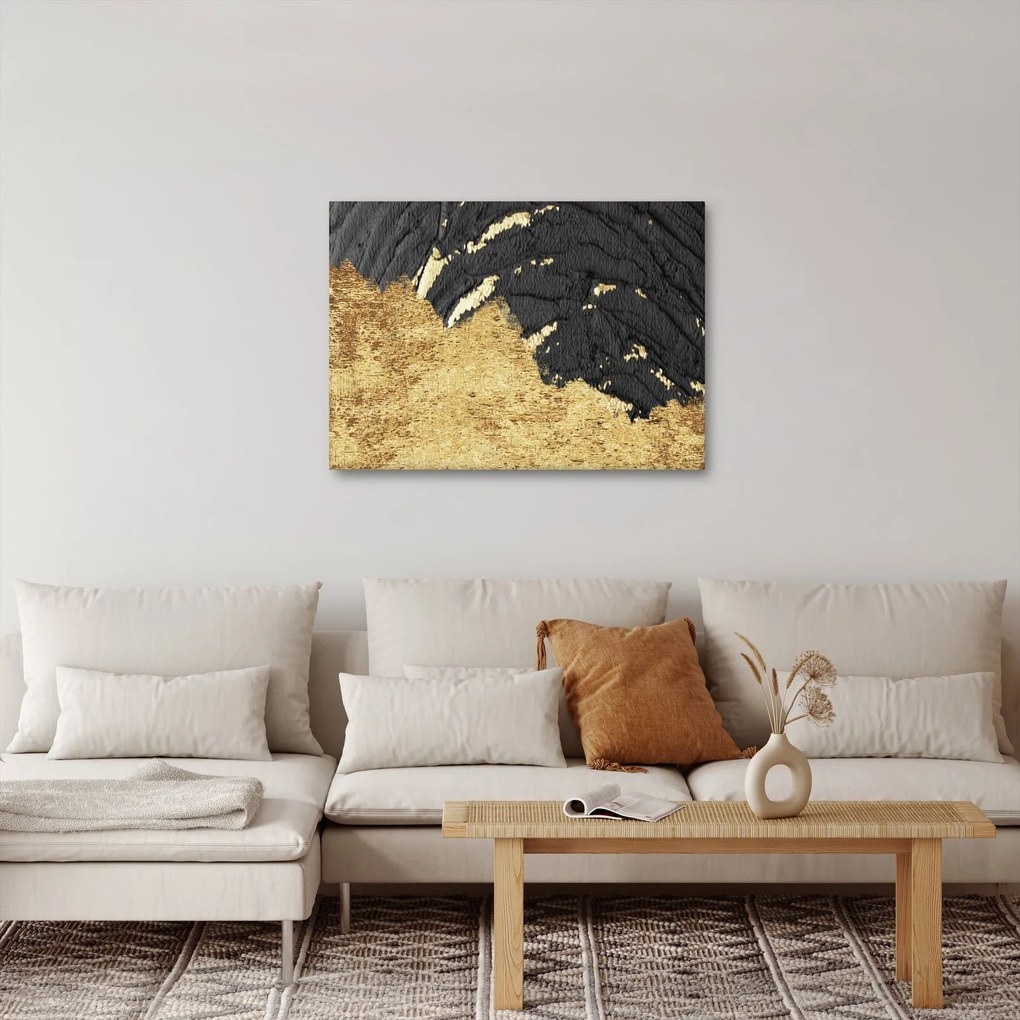Tablou - Structura de aur N⁰1 (70x50 cm)