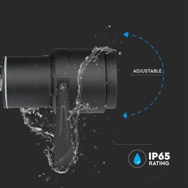 Lampă LED de exterior LED/12W/230V 3000K neagră IP65