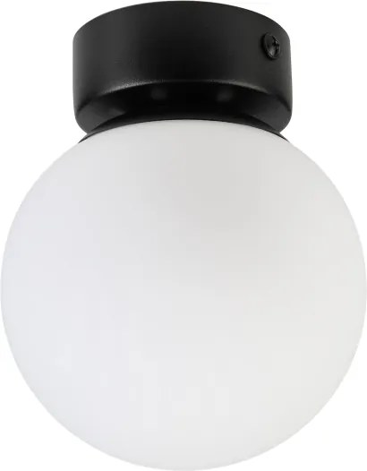 Plafonieră ELIAS 1xE14/5W/230V Ø 13 cm negru/alb
