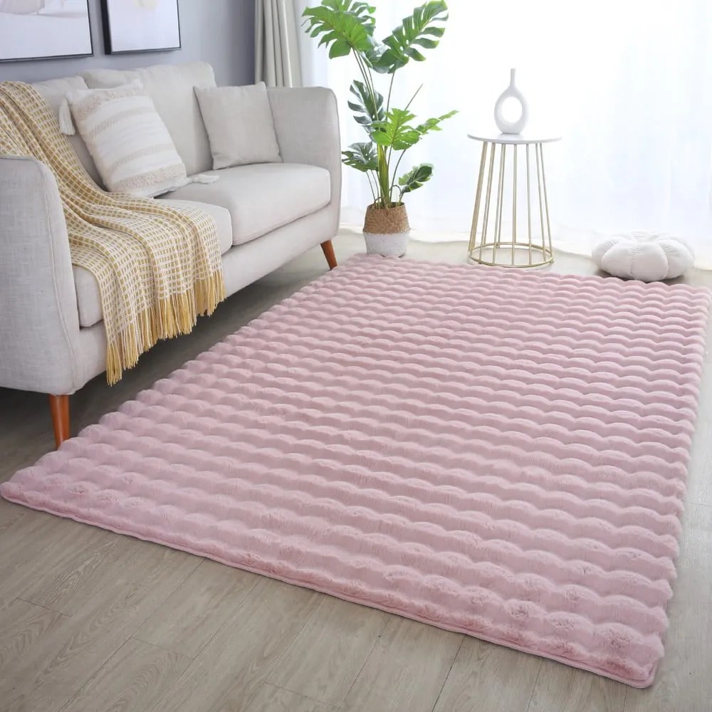 Covor roz deschis lavabil 120x170 cm Ambiance – Ayyildiz Carpets