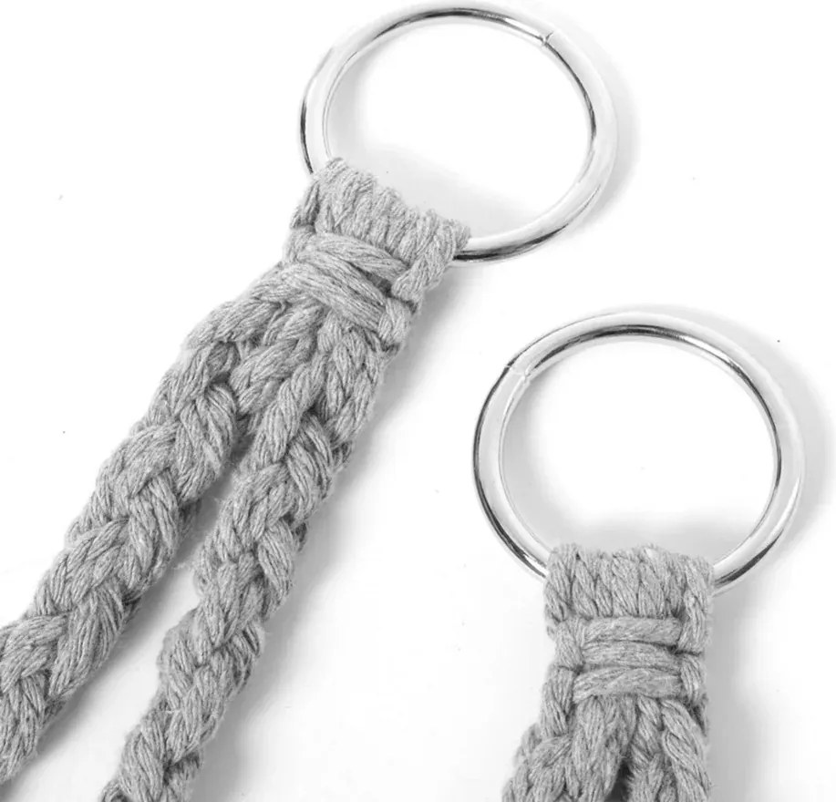 Scaun suspendat KOLUMBIA gri cu perna