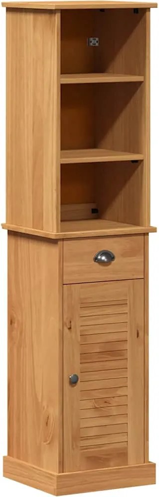 vidaXL Set de mobilier pentru baie VIGO 2 pcs Maro și Maro Miere