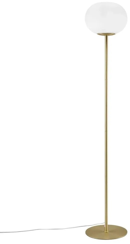 Lampadar, Lampa de podea design nordic Alton, alama/ alb 2010514001 NL